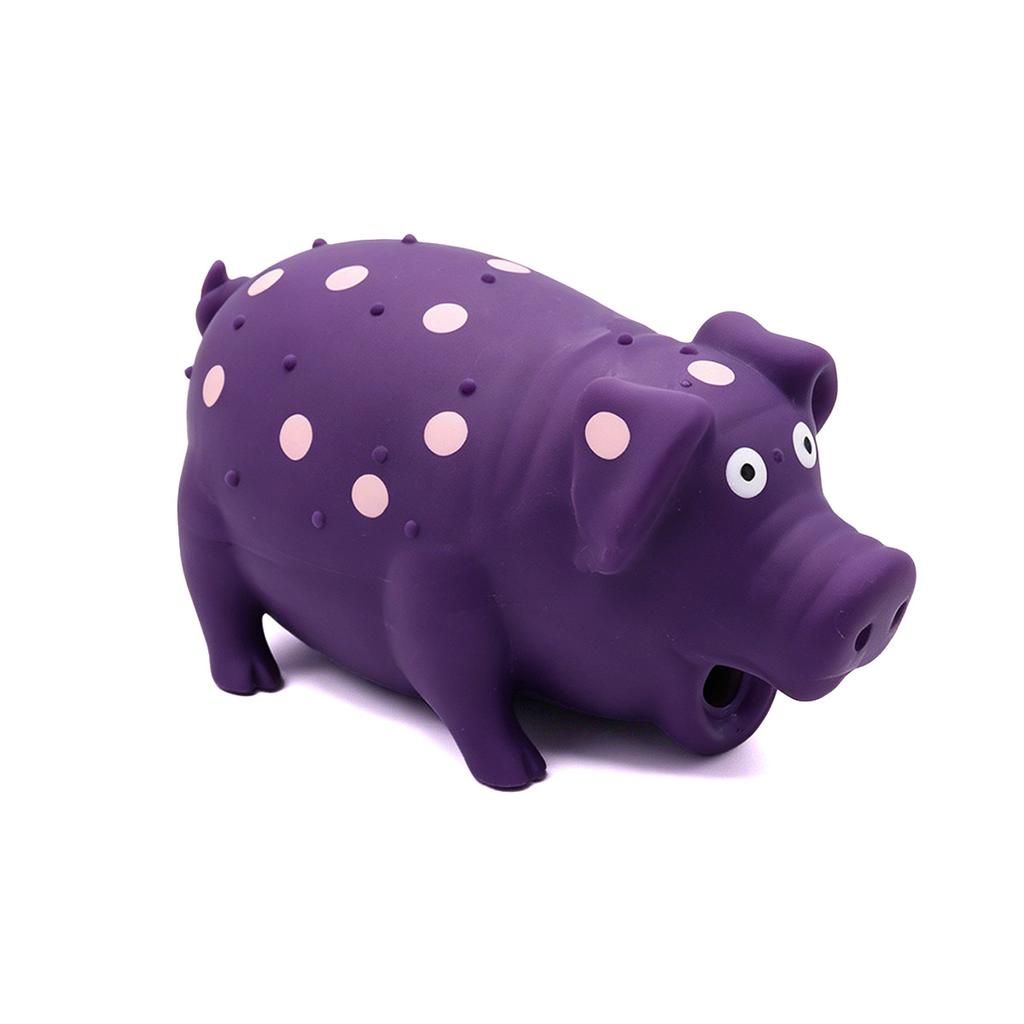 Hundespielzeug Lustiges Latex Geräuscherzeugendes Seltsames Quietschendes Schweineähnliches Langlebiges und Kausicheres Gefülltes Latex Stachelige Schwein für die Zahnung Haustierspielzeug
