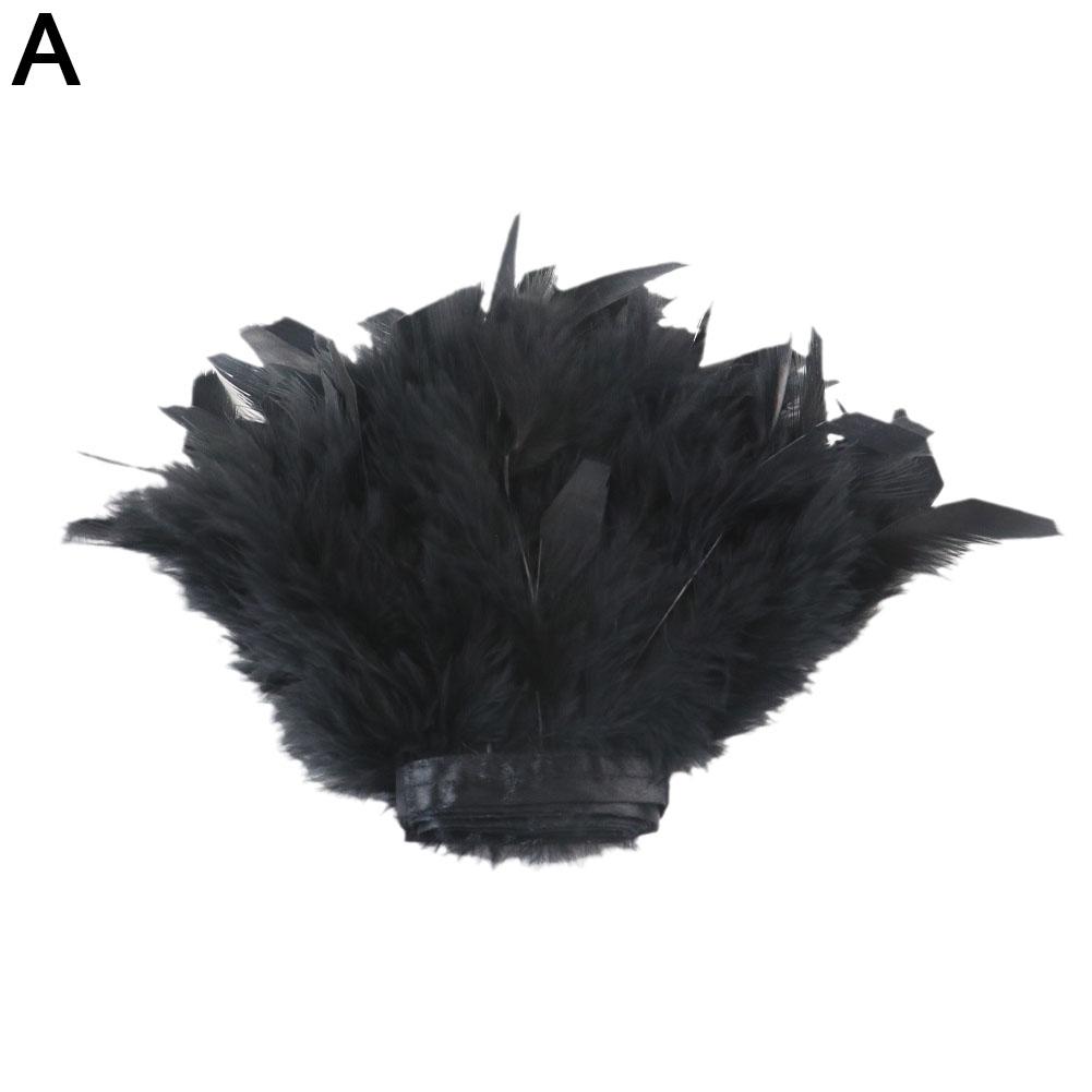 

Манжеты с перьями для женщин Манжеты с перьями на запястье Элегантные манжеты с перьями для ногтей с фотобраслетом F H5W8 black-one-size