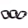 1/2/5pcs Aluminum Alloy Hammock Hook Black Mountain Buckle New Shopping Bag Clip Hook
