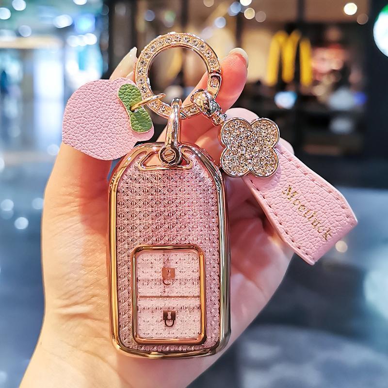 Car Key Case Cover Shell For Honda Vezel Accord Civic Xrv Breeze Crider Crv Envix Jade Fit Urv Car Key Bag Car Accessories