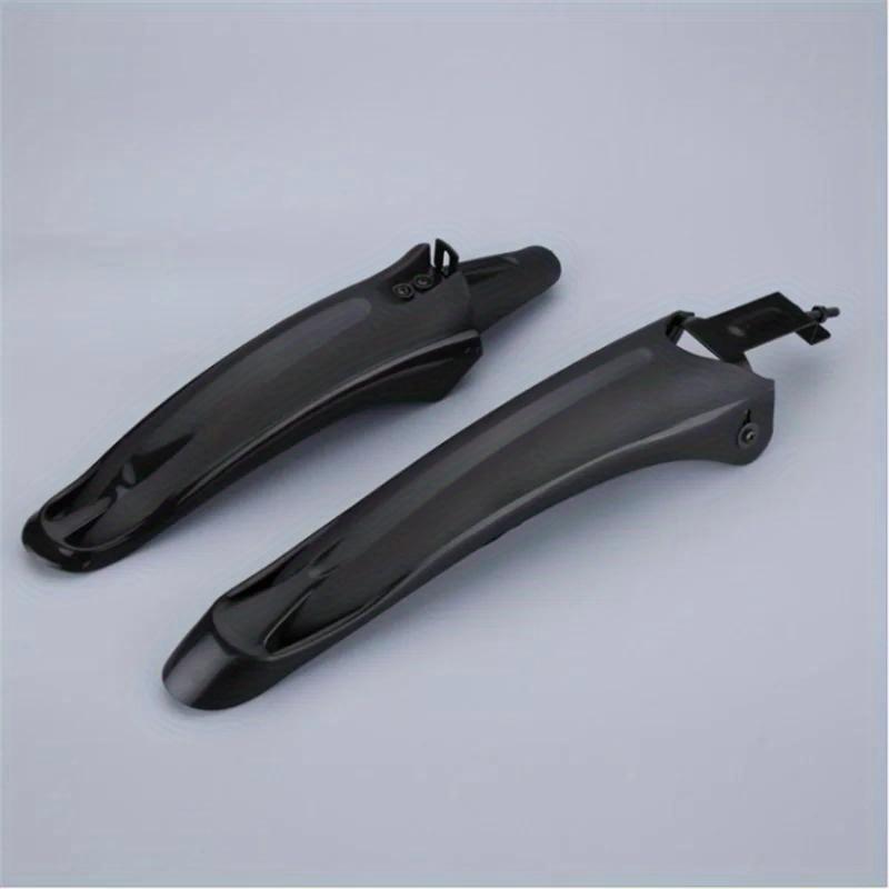 Mountain Bike Mudguard Set Bicycle Mudguard Wings Front and Rear Fenders 1 Pair Black