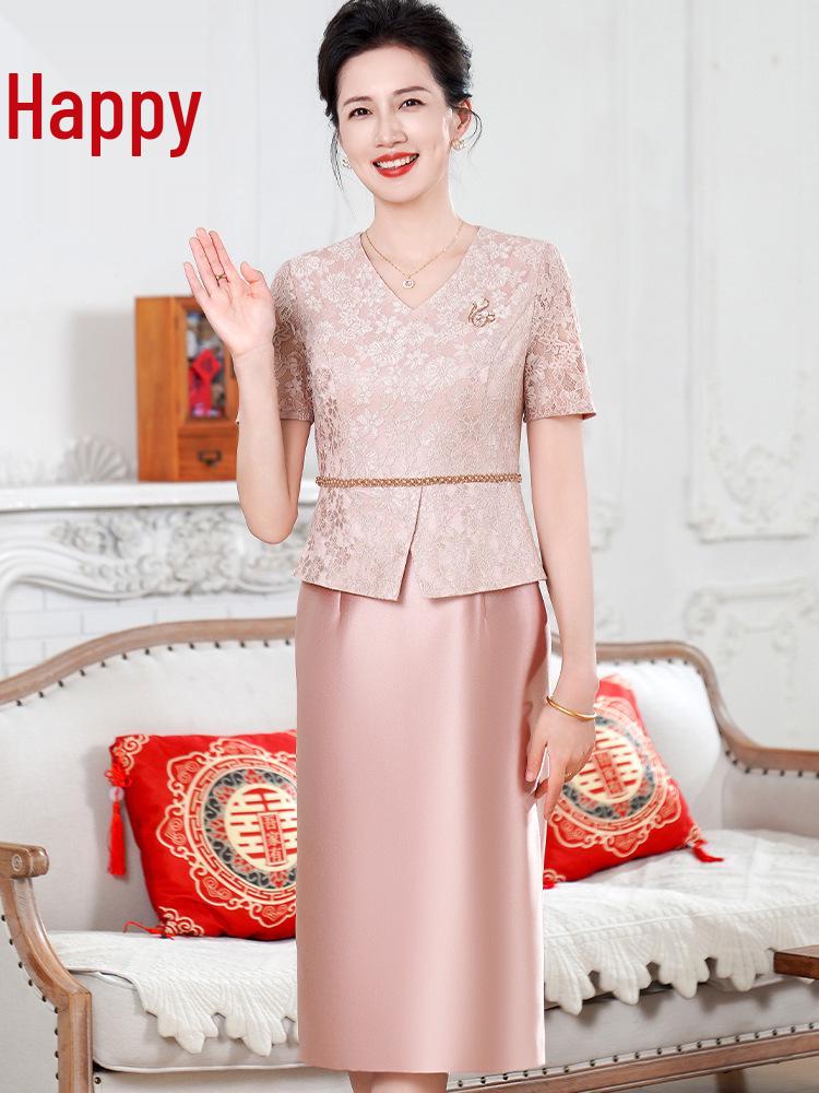 Noble 2025 Mother-in-Law Wedding Outfit: Elegant and Versatile Young Style Formal Dress for Weddings