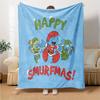 The Smurfs Flannel Blanket, High quality Comfortable for All Seasons, Home Decor, Warmth and Comfort