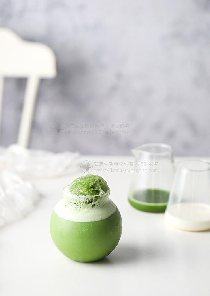 Round Spherical Glass Cup Ice Coffee Milk Tea Cold Drink Cup Transparent Microwavable Dessert Cup