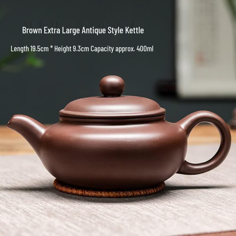 ZISIZ Handmade Yixing Zisha Xishi Teapot