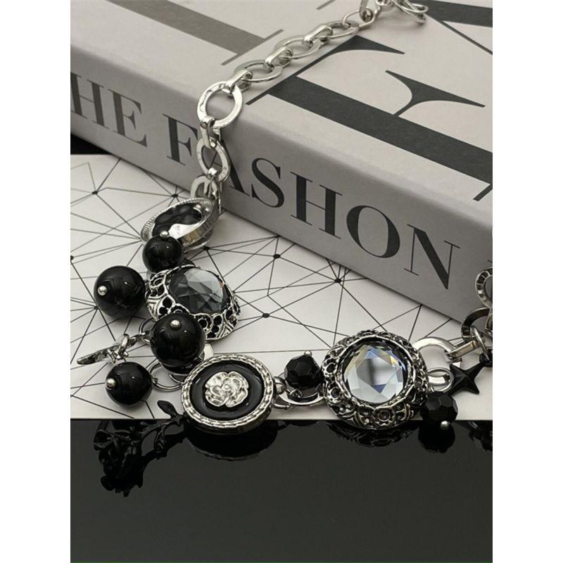 Y2g Memory Button Heavy Industry Subculture Gothic Necklace