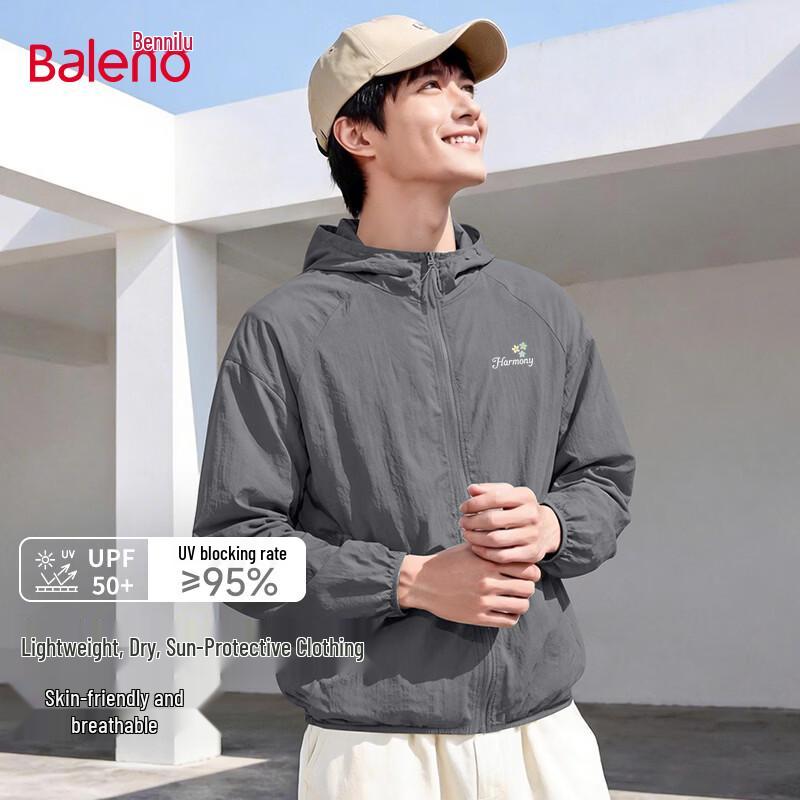 Мужская куртка Baleno с капюшоном, защита от солнца UPF50+ 3XL