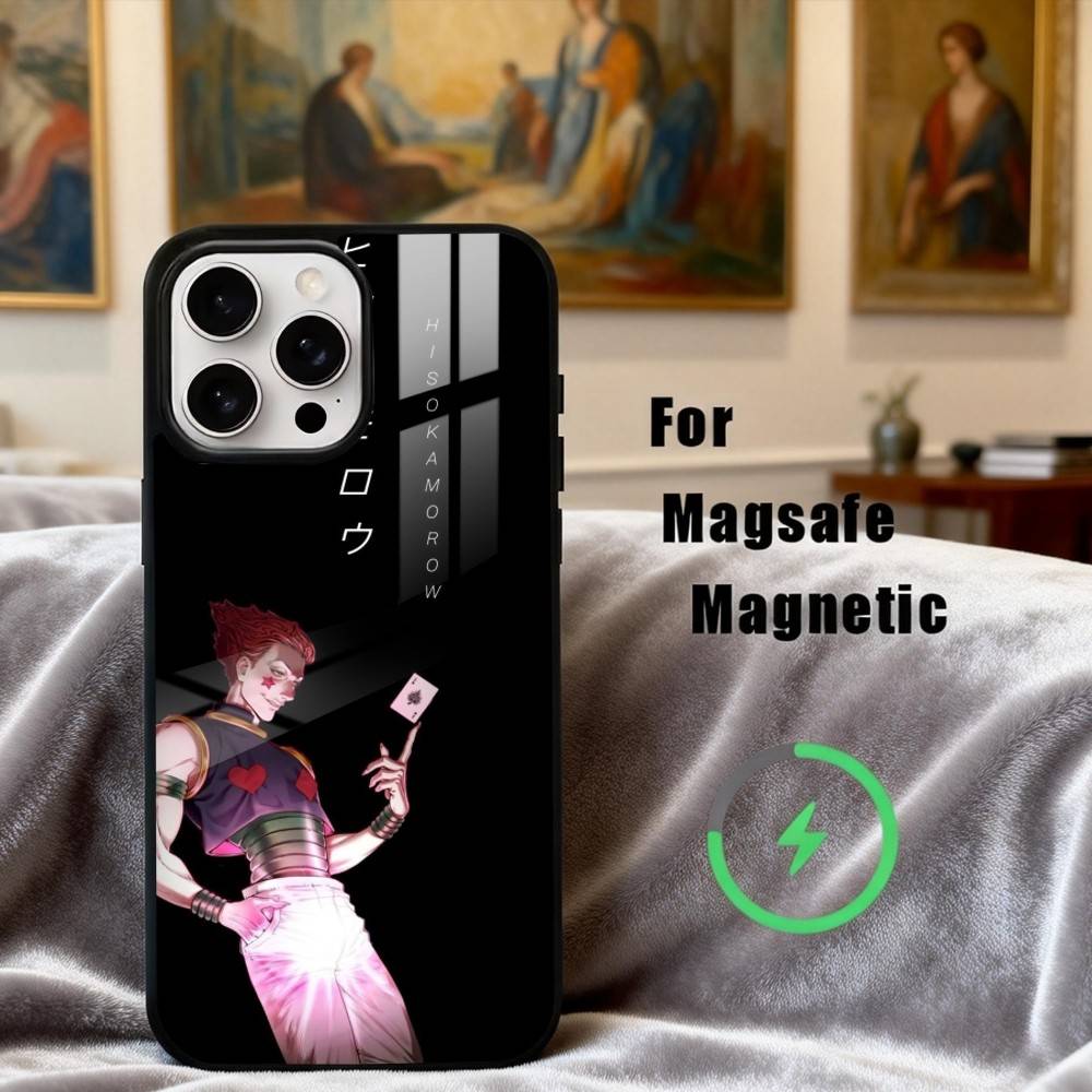 A-Anime H-Hisoka-A M-Morow-W Phone Case For iPhone17,16,15,14,13,12,11 Plus,For Magnetic Wireless Charge Cover