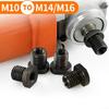 2pcs Adapter Black Converter M10 To M14/M16 Thread