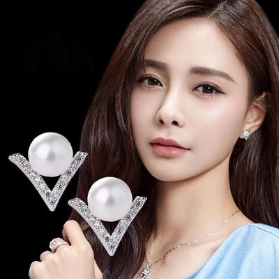 Imitation Earrings, Shells, Pearl Ear Needles, Small Earrings for Women