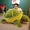 80cm Giant Green Tortoise Plush Toy Kawaii Animal Dolls Stuffed Soft Animal Sea Turtle Pillow