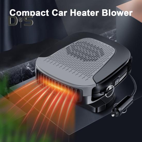 Car Heater Fan Defroster 12V Portable Windshield Defogger Fast Heating with Igniter Port Overheating Protection Low Noise Compact Cooling Fans for