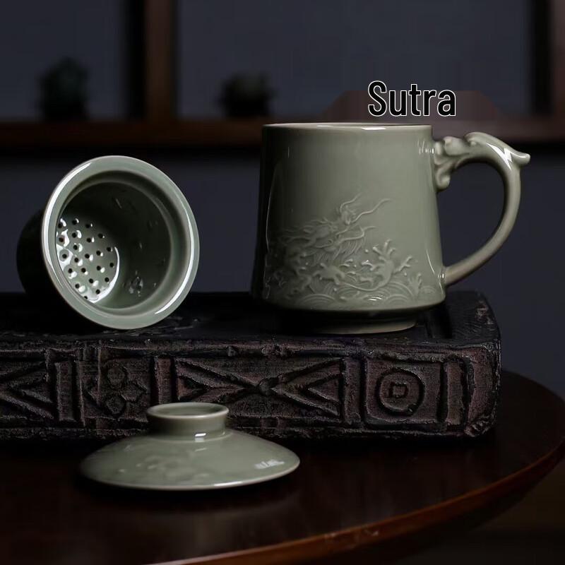 

Yihu De Auspicious Dragon Ceramic Teacup