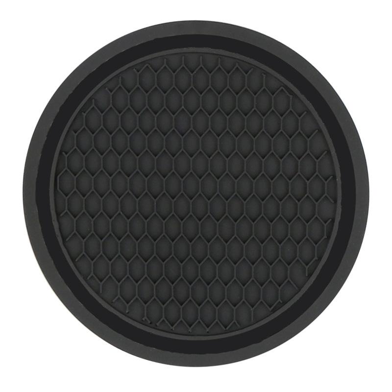 Car Coasters PVC Travel Auto Cup Holder Insert Coaster Anti Slip Vehicle Interior Accessories Cup Mats Cup Holders 5