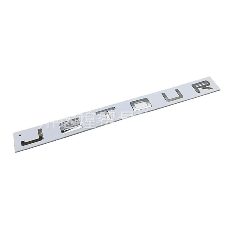 Jetour Car Emblem Letter Logo Sticker for Hood and Trunk