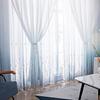 Vícebarevné okenní závěsy z průhledného tylu do obývacího pokoje Ložnice Kuchyně Závěs z organzového voálu Závěsy pro domácí dekorace