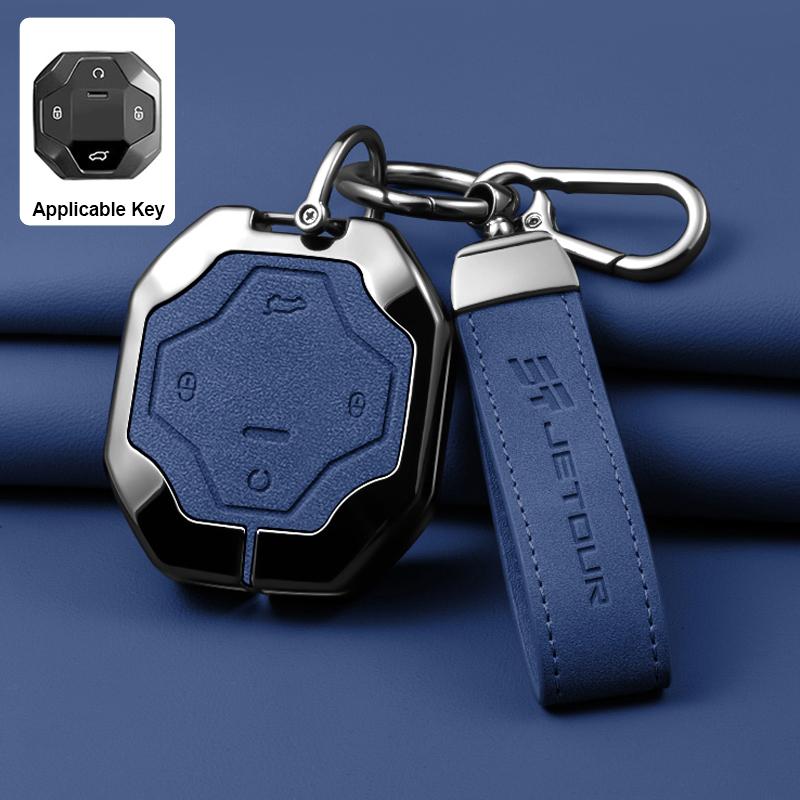 Zinc Alloy Car Key Case, Chery Jetour Traveler Jetour T2 Car Remote Key Protection Case, Full Cover Keychain Accessory