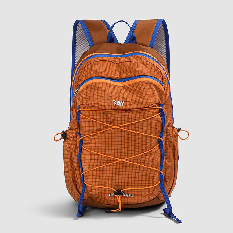 Color Block Backpack Unisex Commuter Large Capacity Lightweight Travel Backpack Student Schoolbag