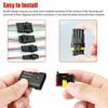 Male And Female Pair Car Electrical Connector 300V 12V Wire Harness Plug  Automotive Repair
