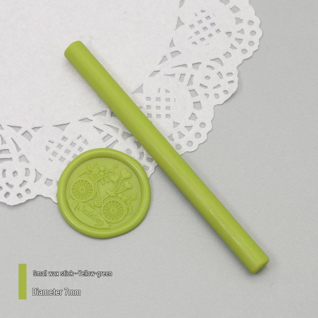 Bețișoare de Ceară de Sigiliu Mat Perlat, 125 Culori, 10x0.7cm, Compatibile cu Pistoale de Ceară, Culori Mixabile