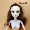 22-Zoll BJD Puppenkörper mit beweglichen Gelenken und individuellem Make-up - Prinzessinnen-Accessoires enthalten
