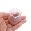 Silent Floor Protectors Chair Leg Cover Square Non-Slip Chair Feet Cover Thickened Reduce Noise Silicone Leg Caps Hardwood
