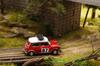 Gaincorp Products GCD Mini Cooper with 2 Spare Fully Assembled Model 1/64 #87 Tires, Red, (KS078-660)