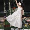 White Suspender Dress Women's Summer New Gentle Wind Temperament Niche Design Sense Japanese First Love Long Dress