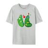 Cucumber Lover Funny Pickle Giftsvegetable Heart Cool Cucumber Lover Funny Sunglasses Pickle Green And White Graphic T Shirt