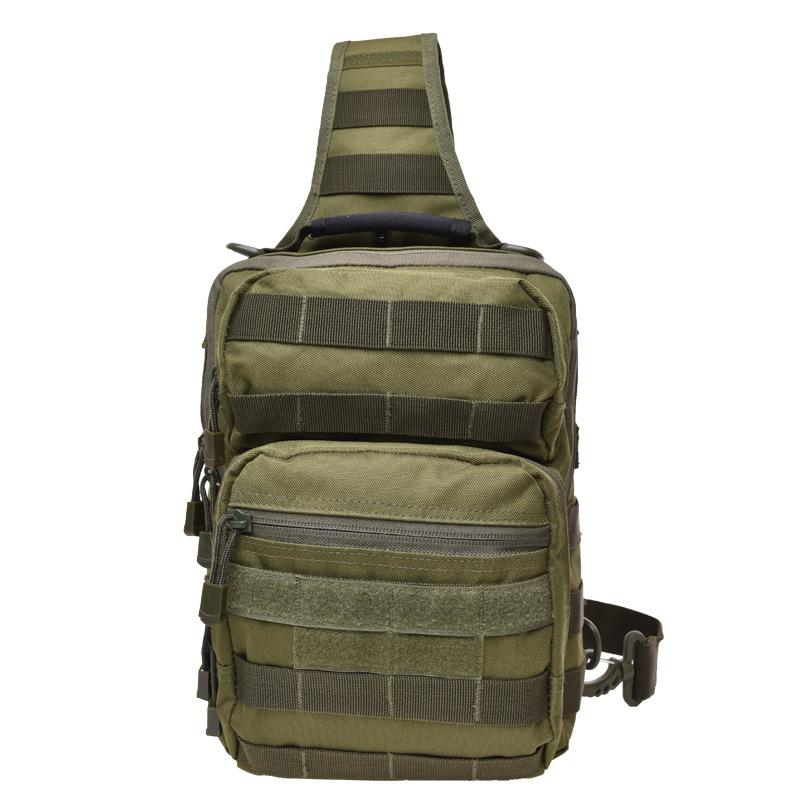 Outdoor Multifunctional Wear-resistant Breathable Chest Bag, Mountain Climbing Camouflage Tactical Crossbody Bag, Single Shoulder Cycling Chest Bag