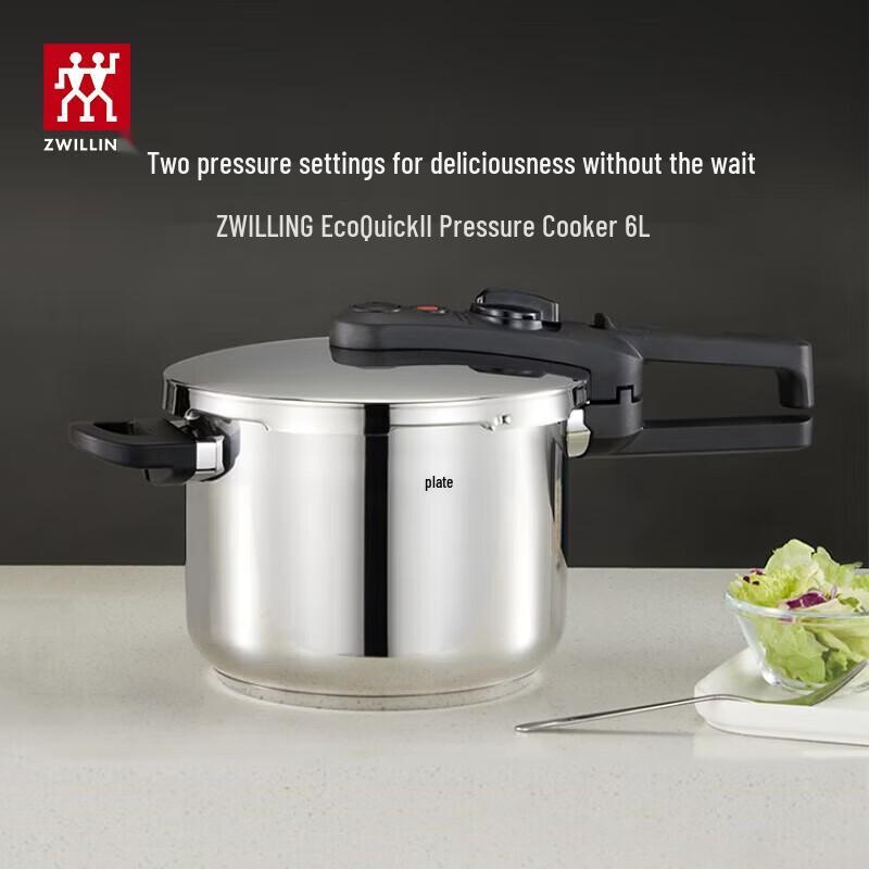ZWILLING EcoQuick II 6L Stainless Steel Pressure Cooker