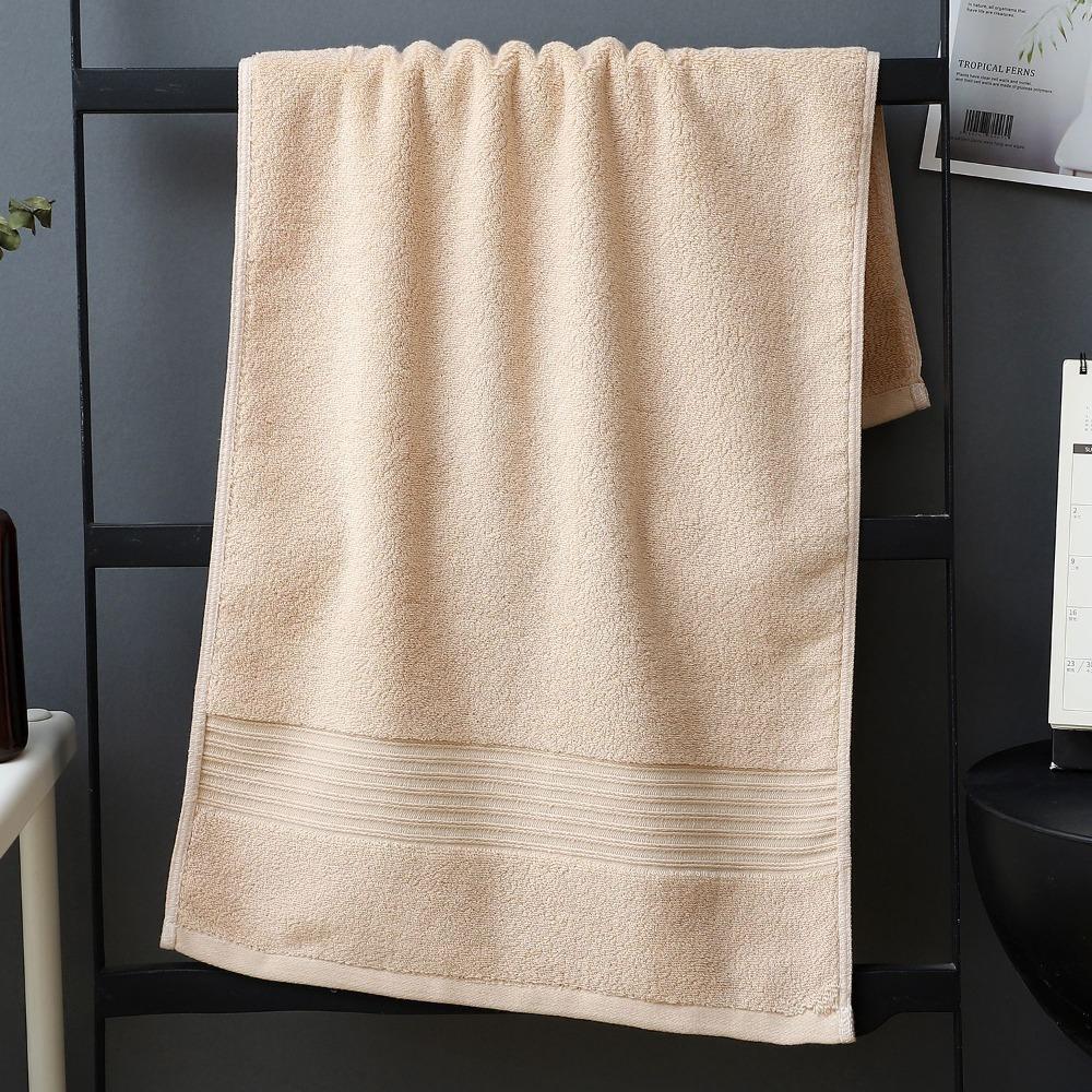 Spot large thickened cotton souvenir towel hotel men's sports face towel plain color broken gear water absorption