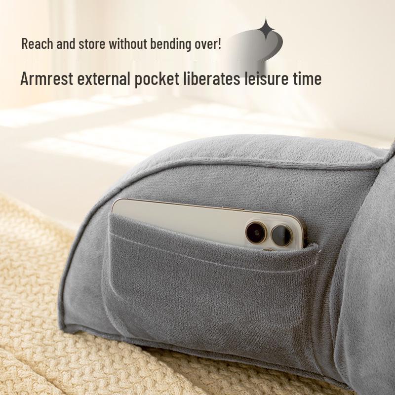 Comfortable Reading Pillow with Lumbar & Neck Support for Dorms, Bay Window, or Bed.