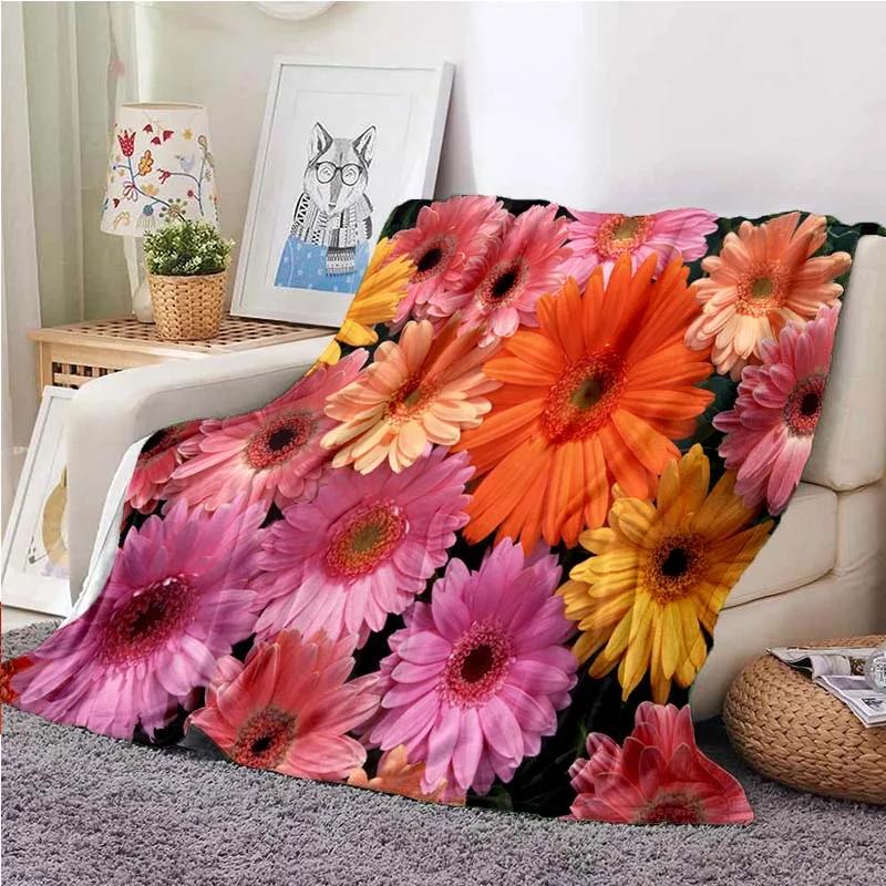 Red Roses Flannel Throw Blanket Valentine's Day Romantic Flower Blanket for Bed Sofa Couch Super Soft Lightweight King Full Size