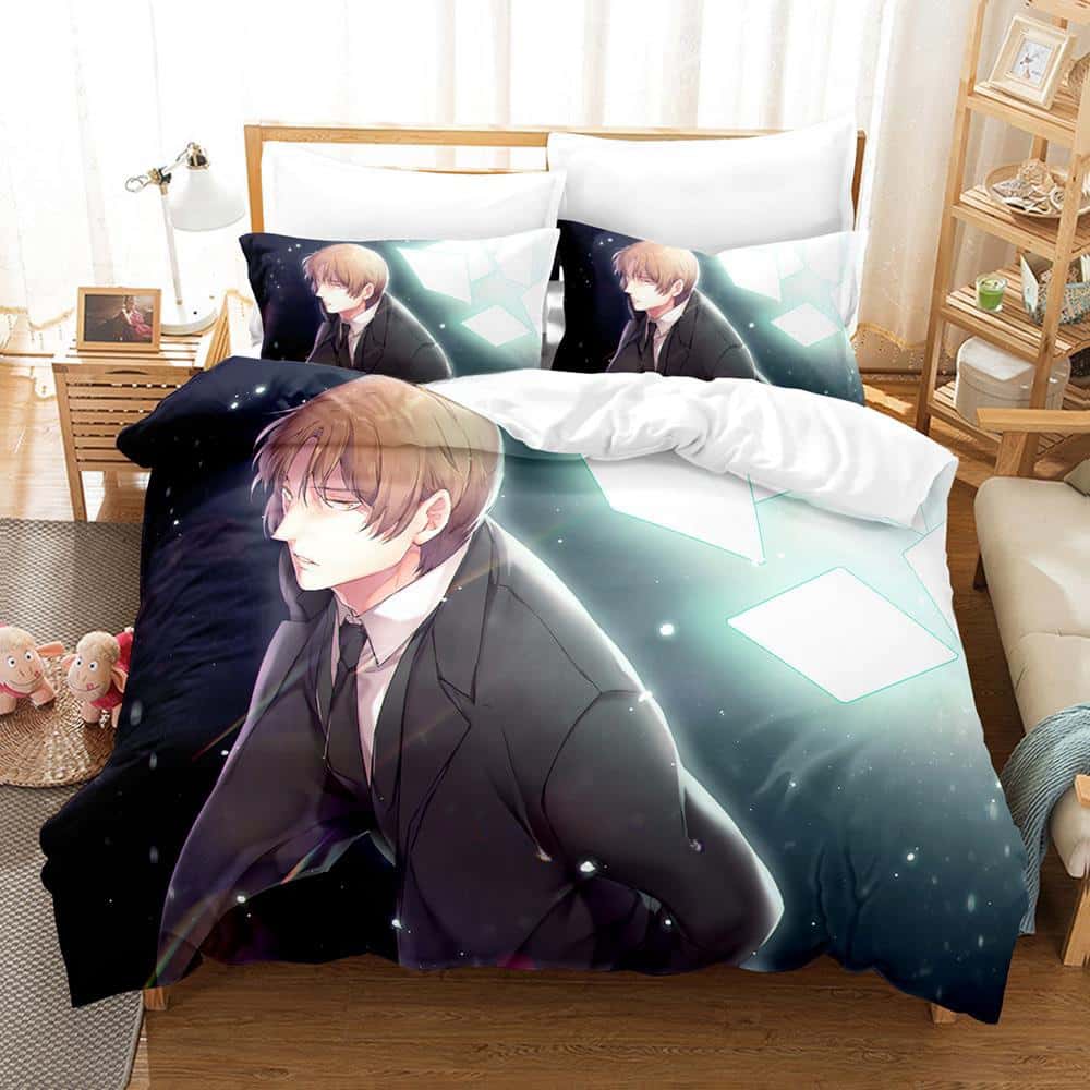 3D Print Anime World Trigger Bedding Set Single Twin Full Queen King Size Bed Set Adult Kid Bedroom Duvetcover Sets Home Textile