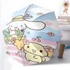 1pc Cinnamoroll Fruit Basket with Automatic Opening/Closing Umbrella - Portable Folding Design, 8-Bone Iron Frame Outdoor Umbrella, Festival Gift for