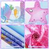 2Pcs Mermaid Birthday Decorations for Girls Mermaid Tail Photo Banner Backdrop Photo Props Under The Sea Birthday Photo Decor Pink Ocean Theme Party