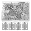 50Pcs Mini Hinges Small Iron Hinges 19x15mm Retro Miniature Furniture Hardware Jewelry Box DIY Crafts Set Jewelry Case Hinge