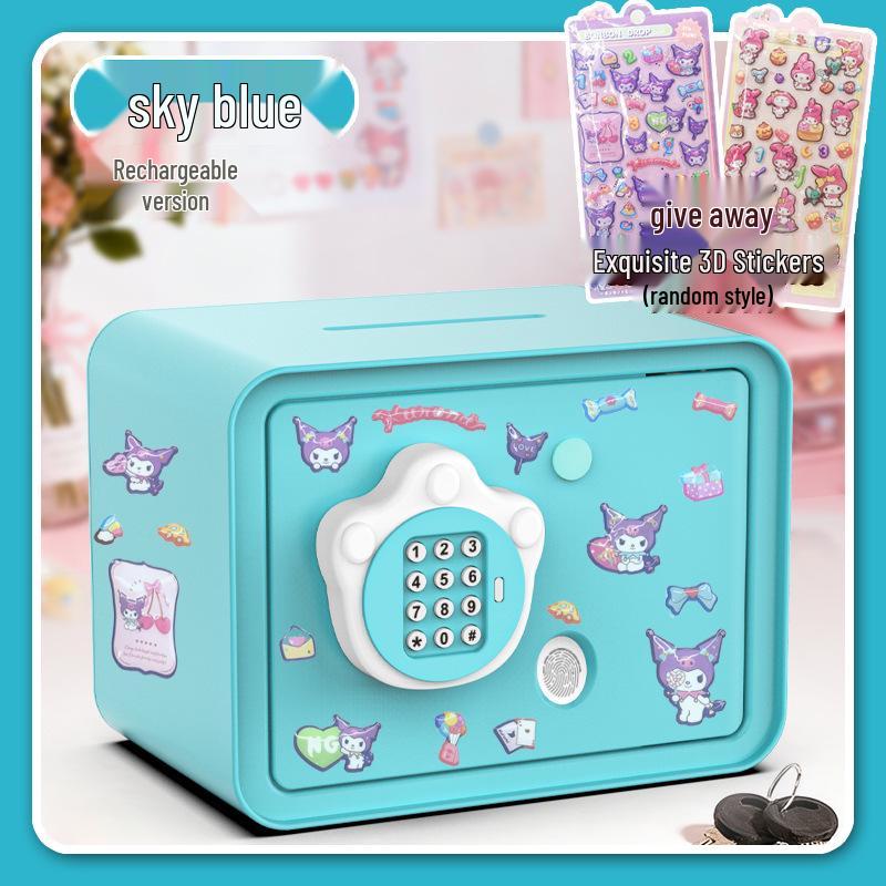 2026 Stylish DIY Piggy Bank with Stickers – Large Capacity Safe Box Toy for Kids