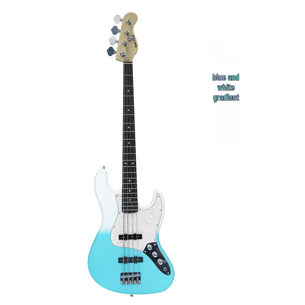 New Adult Electric Bass - Canadian Maple & Poplar with Basswood Body