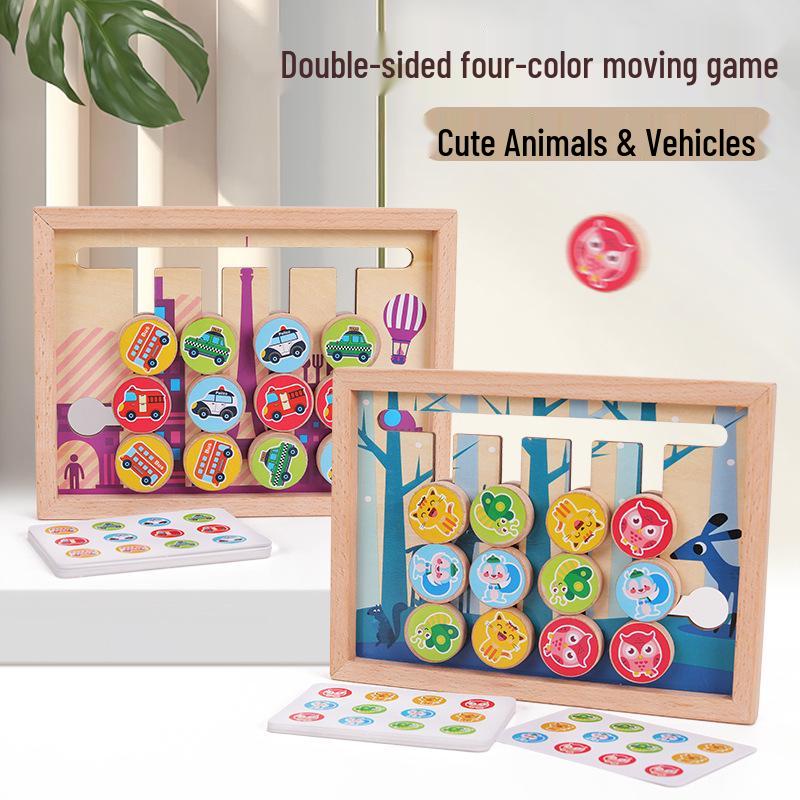 Multicolor Animal Memory Chess: Early Childhood Logic Training Game