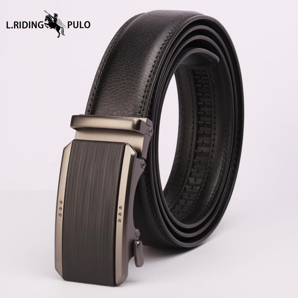 Fashion Business Men's Belt Belt Simple High-end All-match Automatic Buckle Belt Small Suit High-end Trouser Belt