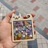 Irregular Cat Wooden Puzzle Expressive Puzzle Toys Unique Animal Shapes Relax Gift Decorative Art Piece Brain Teaser Game