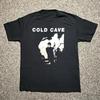 Sällsynt COLD CAVE Band Kortärmad Svart Alla Storlekar Skjorta OM204 Unisex T-shirt
