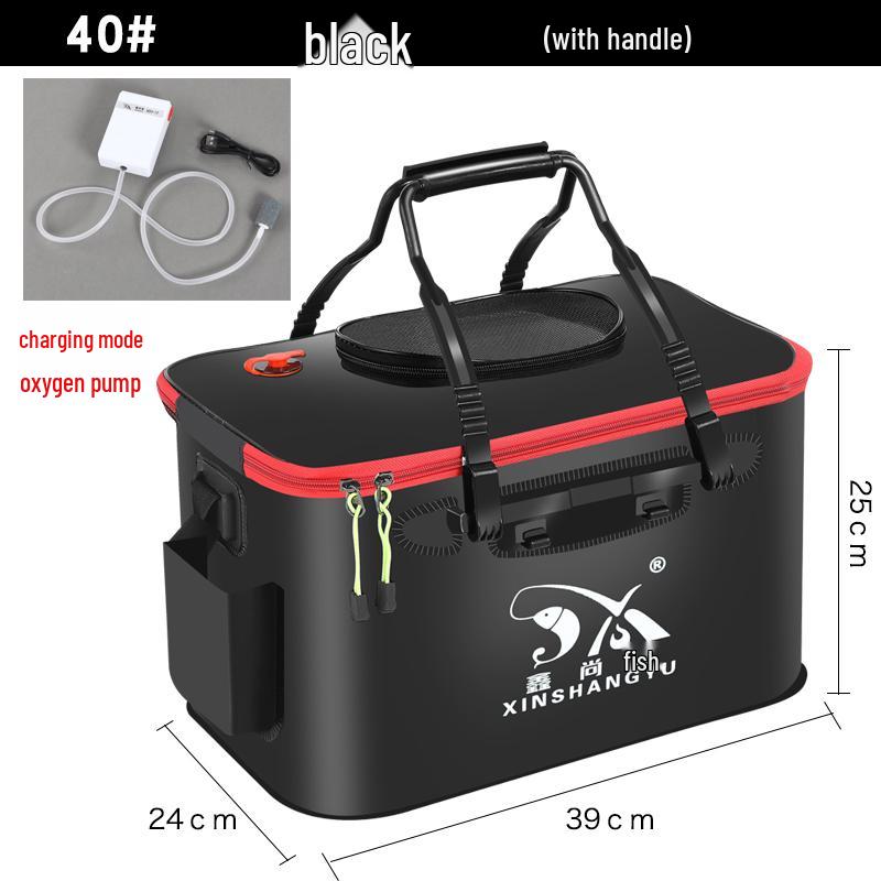 Foldable EVA Fish Keeper Bucket - Thickened Waterproof Fishing Gear