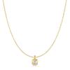 Ania Haie Gold Modern Bezel Solitaire 925 Silver Necklace N072-01G