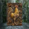 Vintage Rooster Metal Wall Art Retro Home Decor