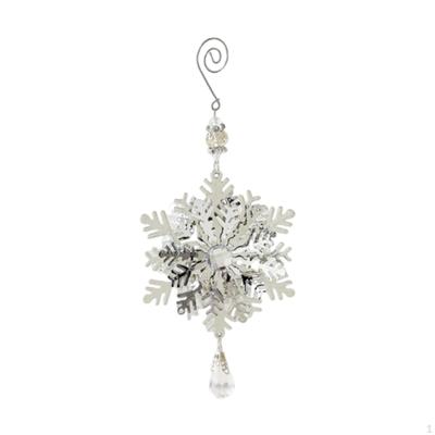 Christmas Tree Hanging Ornament Xmas Decor Creative Snowflake Decoration for Wreath Party
