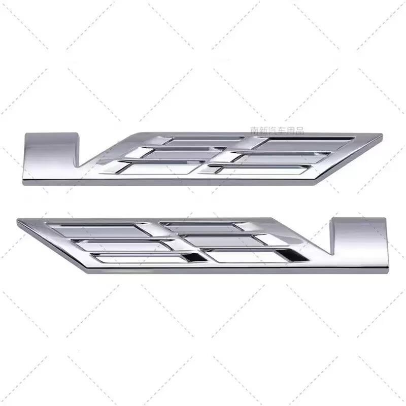 2pcs for Cadillac Front Fender Side Badge CT5 ATSL XTS CT6 XT4 Xt5 CT4 Escalade Upgrade V Logo Badge Rear Bumper Sticker