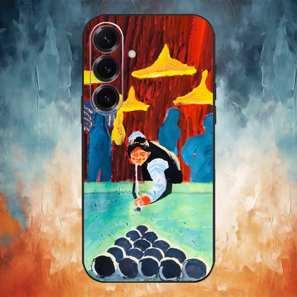 

B-Billiards Snooker Phone Case For Samsung Galaxy A91,80,73,72 ,71,53,52,32 ,31,22,21s,20,Soft Black Case Samsung a40